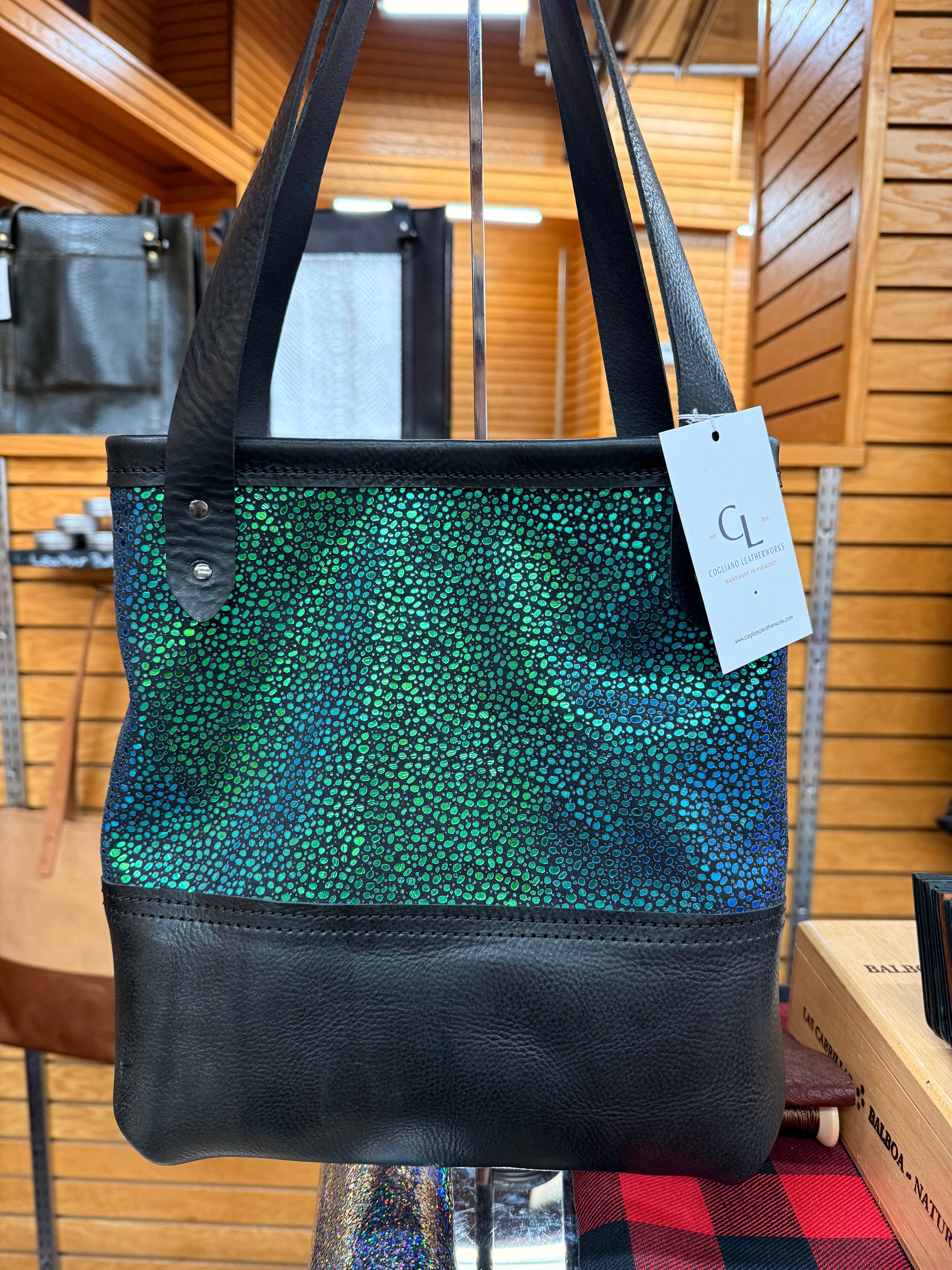 Abyss Safari Tote – Cogliano Leatherworks