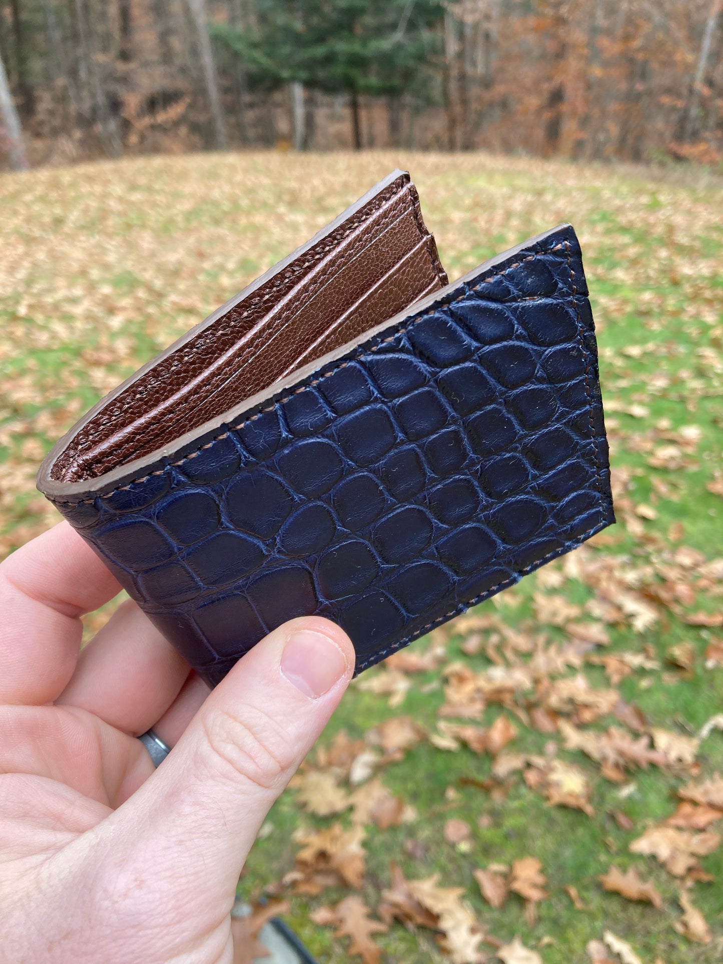 Alligator Bifold Wallet