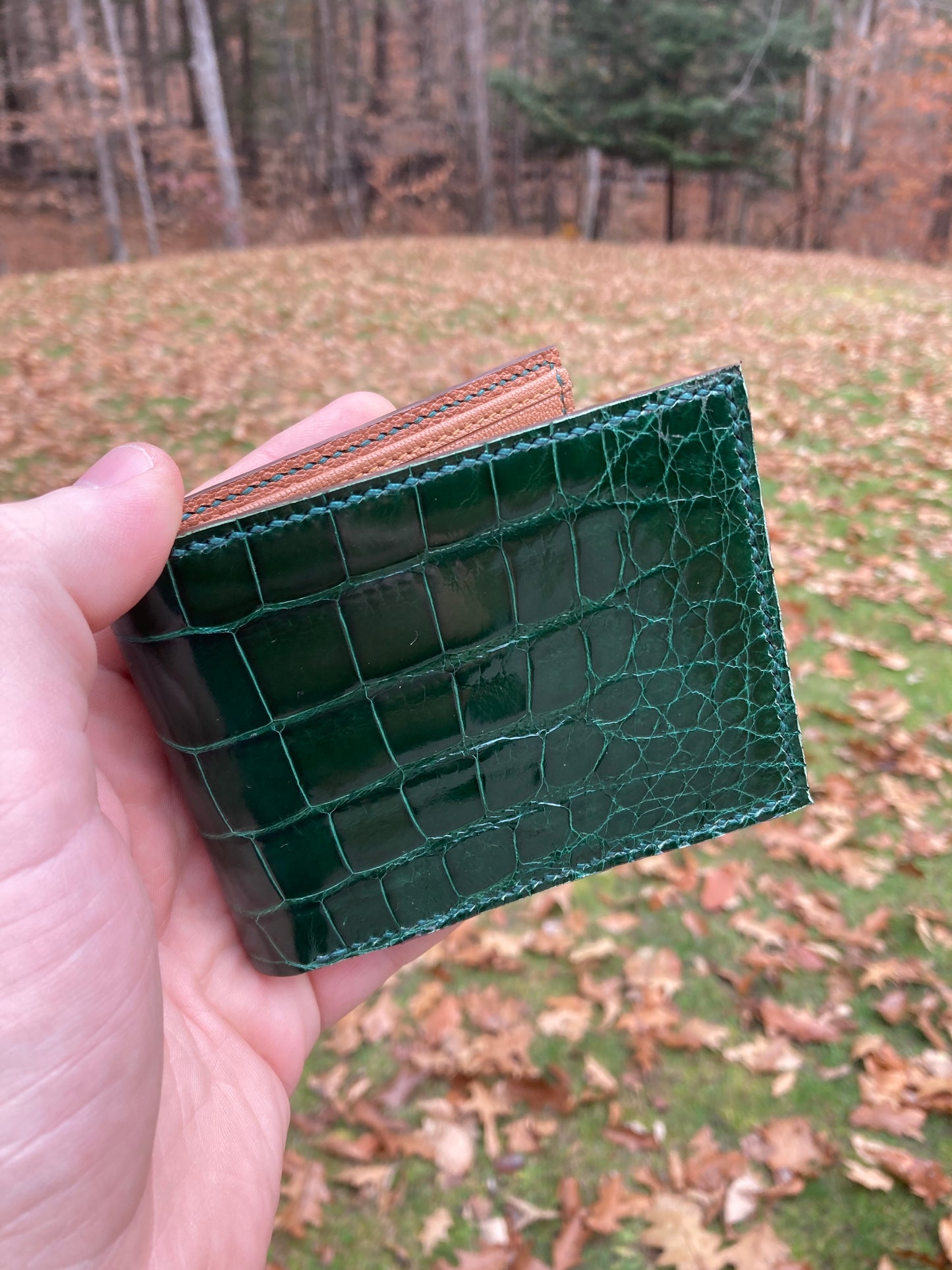 Alligator Bifold Wallet