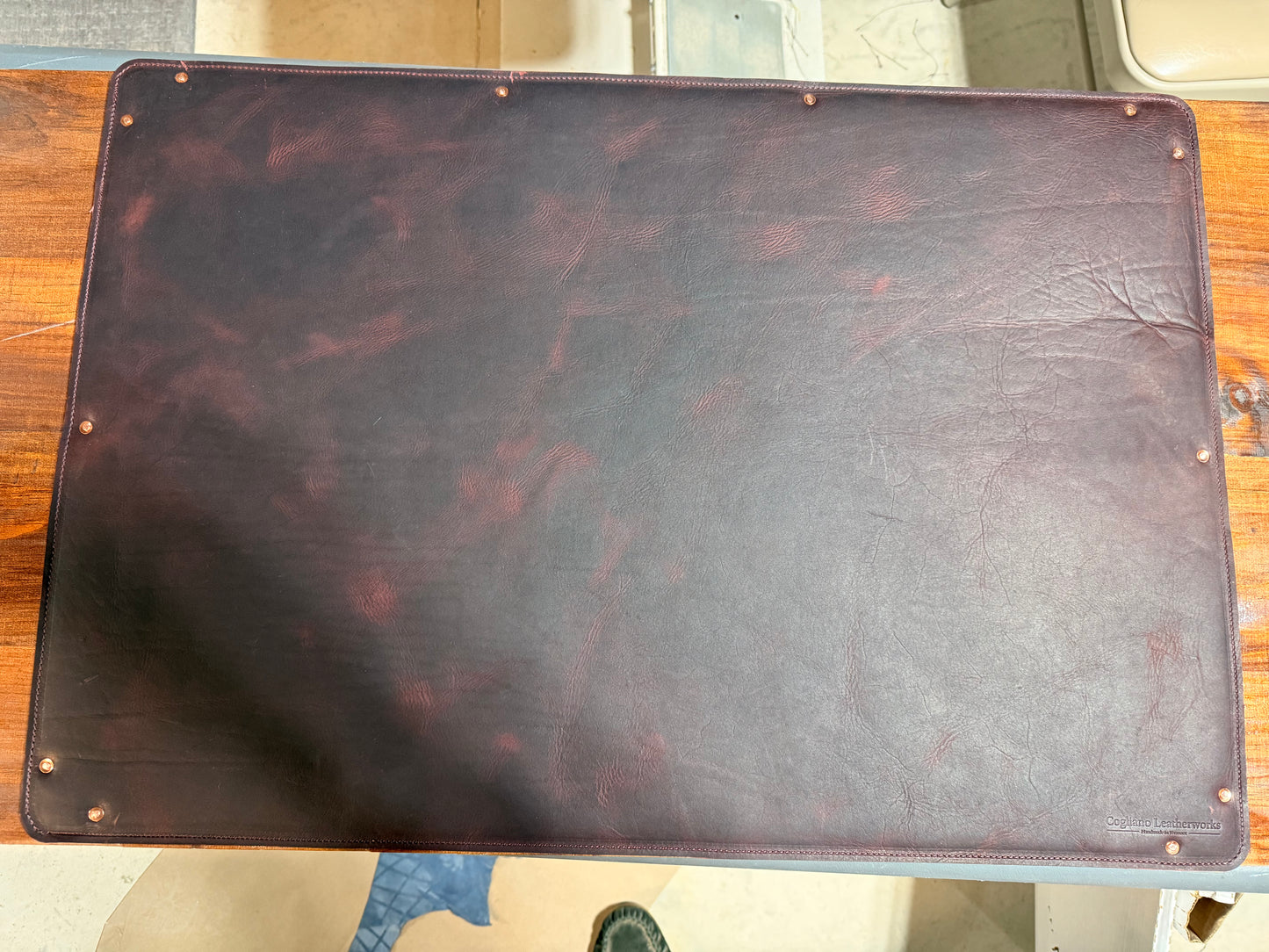 Oxblood Large Desk Pad