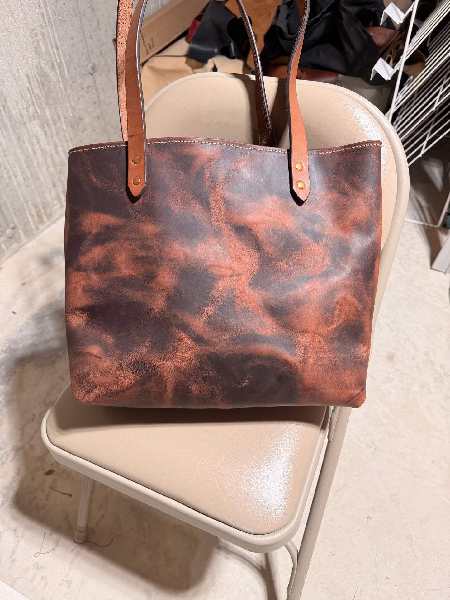 Handmade Leather Tote bags - In Stock