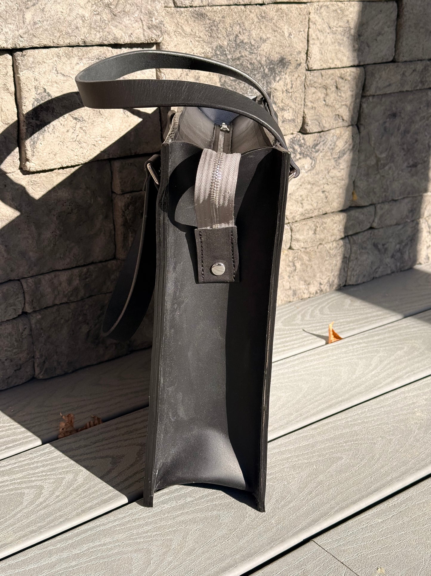 Black Bridle and Python Metropolitan Tote