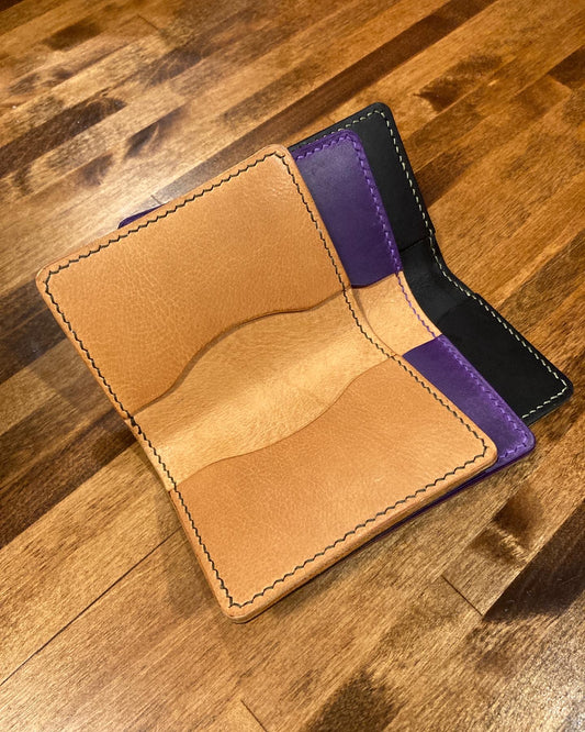 Minimalist leather card wallet