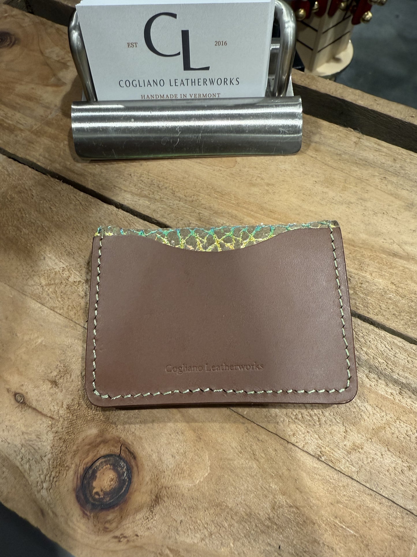 Gusset Snap Wallet