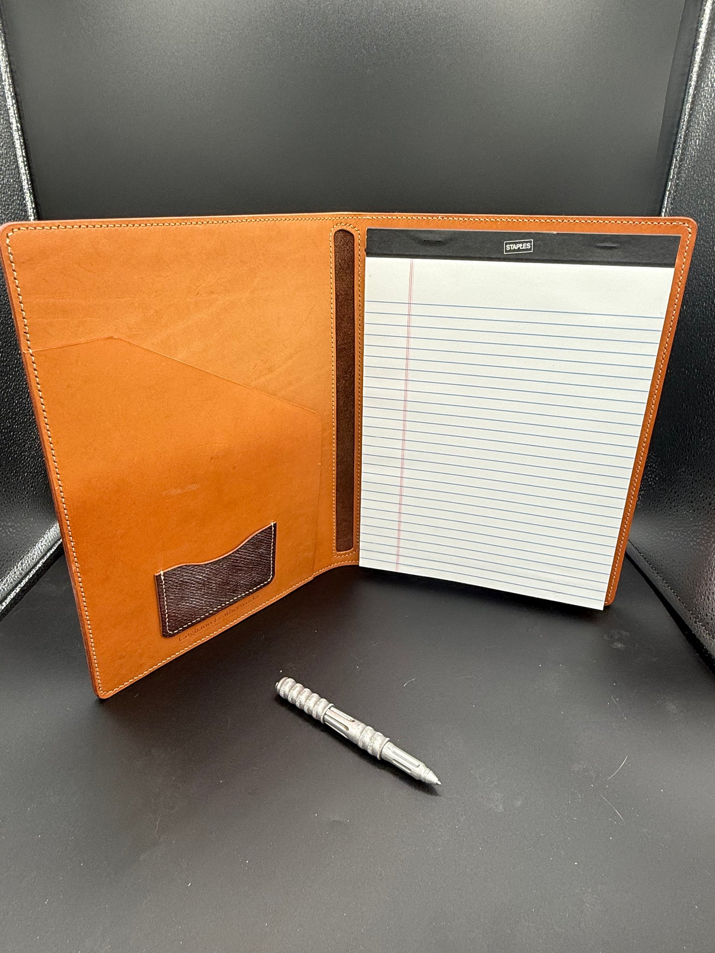 Russian Hatchgrain Leather Portfolio