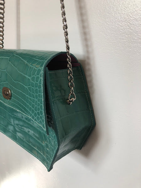 Tiffany Blue Alligator Handbag