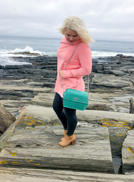 Tiffany Blue Alligator Handbag