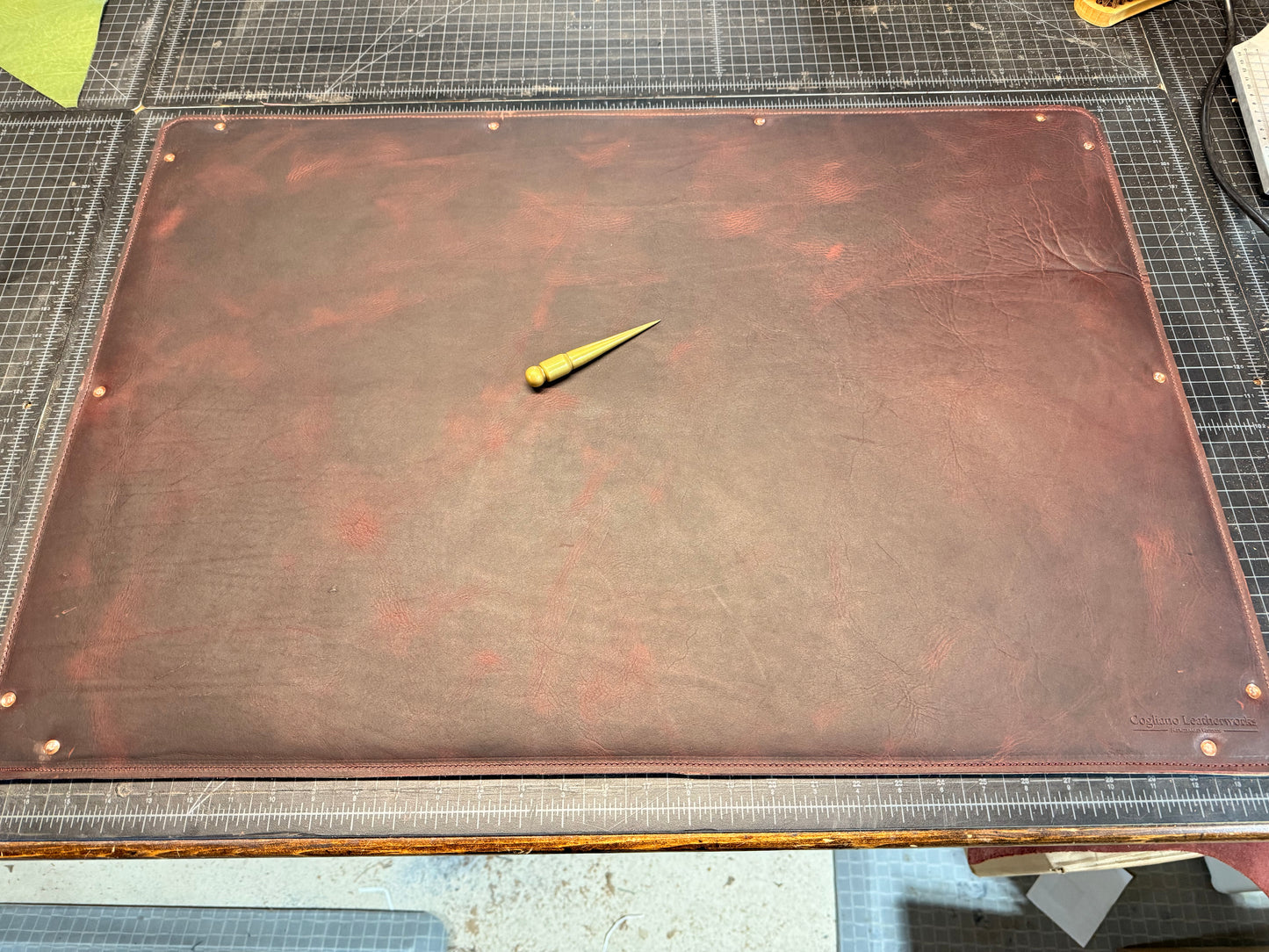 Oxblood Large Desk Pad