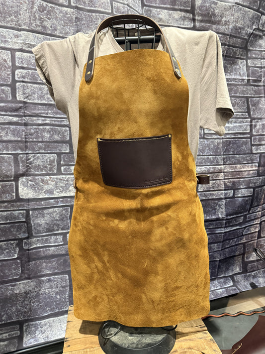 Suede Apron