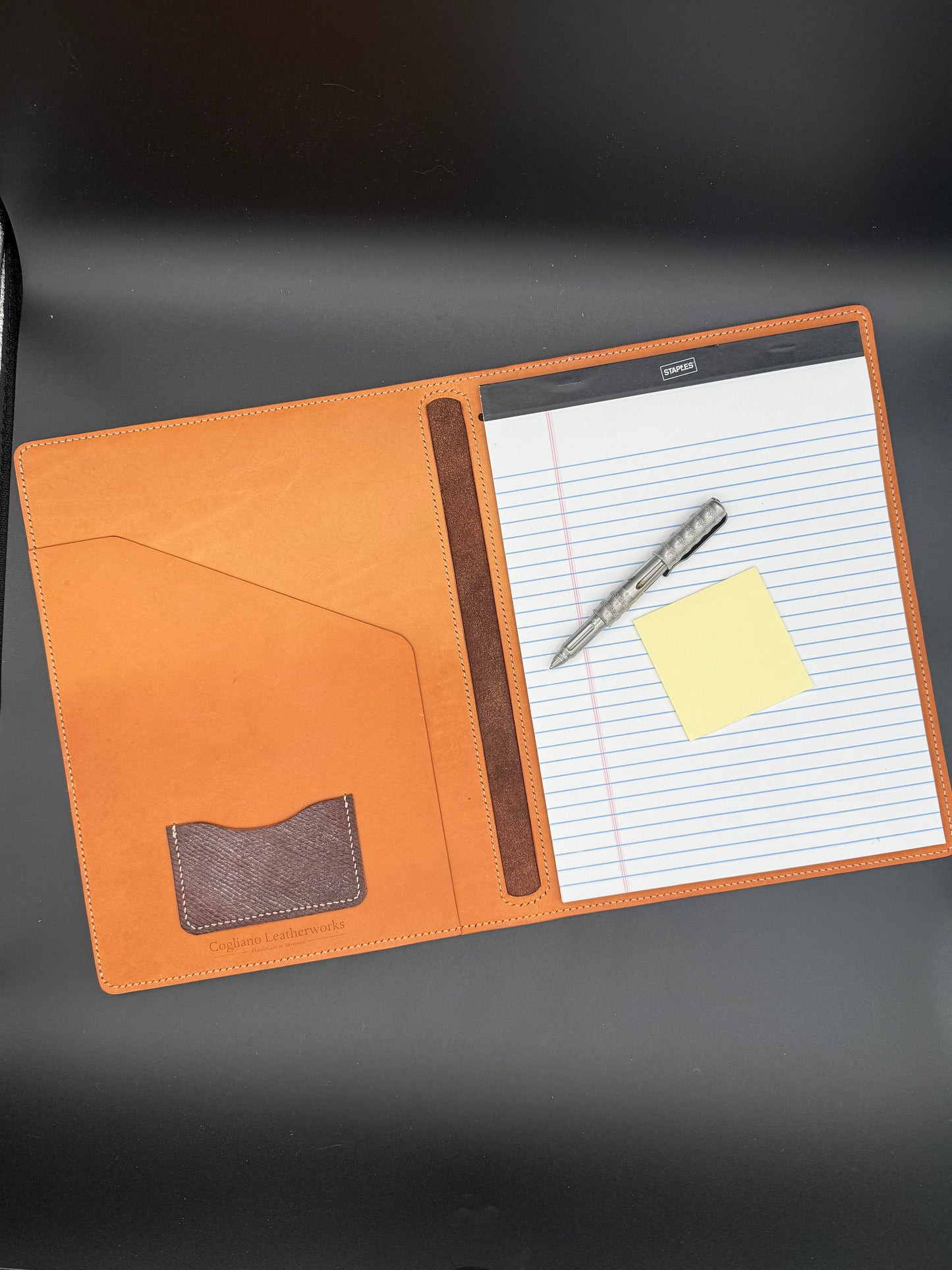 Russian Hatchgrain Leather Portfolio