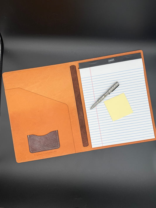 Russian Hatchgrain Leather Portfolio